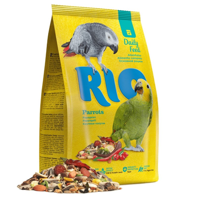Mistura de sementes para papagaios - RIO