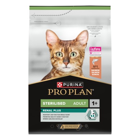 Ração para gato Pro Plan Sterilised Renal Plus - Salmão