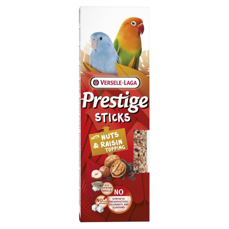 Sticks para periquitos com nozes e passas - Versele-Laga