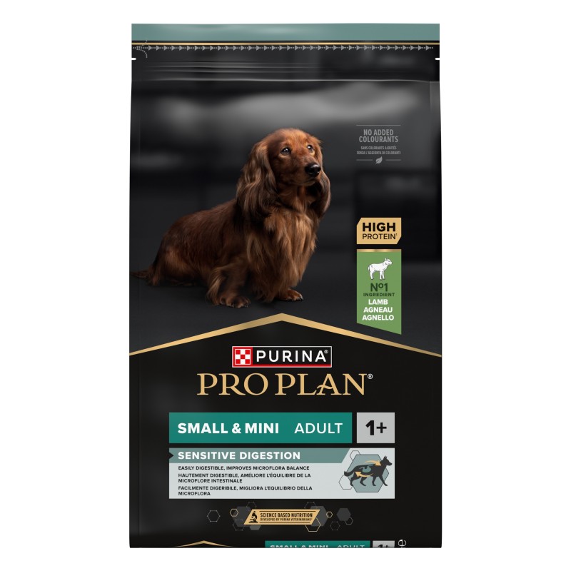 Ração para Cão Pro Plan Sensitive Digestion Small & Mini Borrego