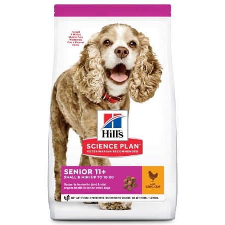 Ração para cães seniores mini e pequenos - Hill's Senior 11+ Small & Mini