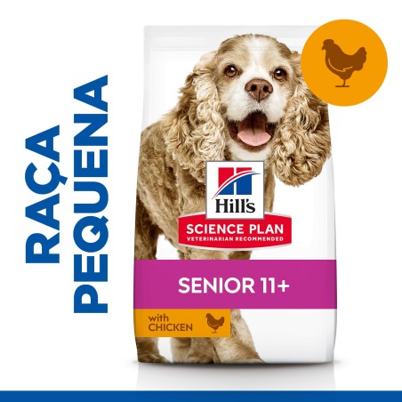 Ração para cães seniores mini e pequenos - Hill's Senior 11+ Small & Mini