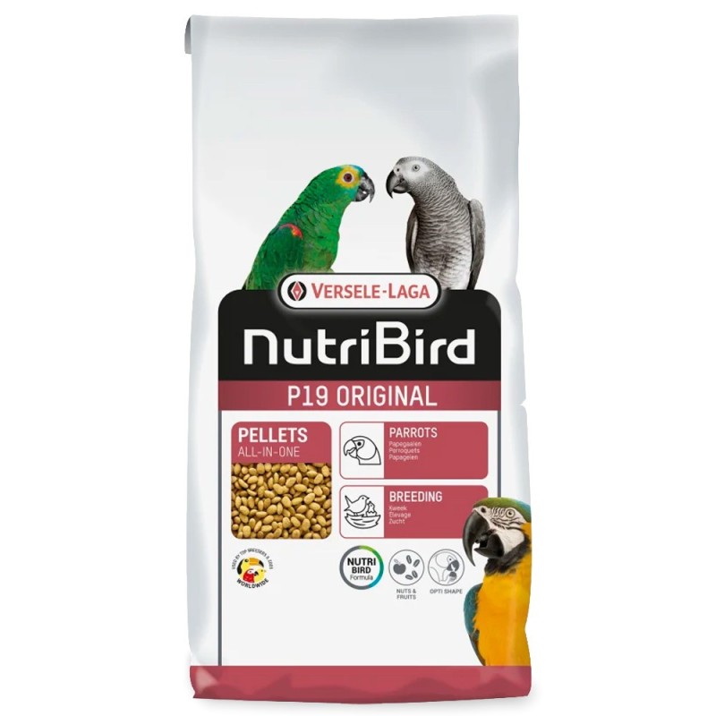 Granulado para papagaios NutriBird P19 Original