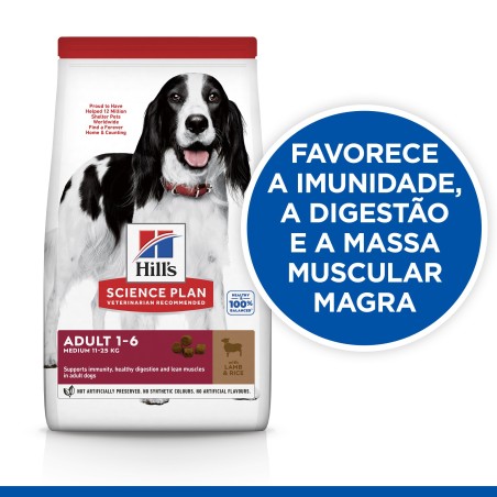 Ração para cães de porte médio - Hill's Adult Medium
