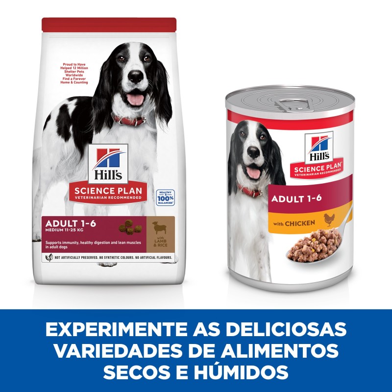 Ração para cães de porte médio - Hill's Adult Medium