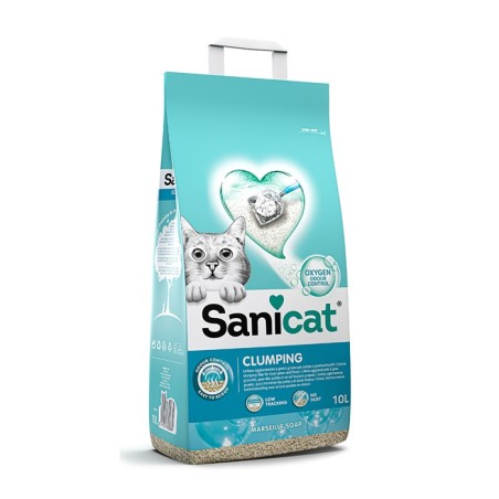 Areia aglomerante Marseille Soap para gatos  - Sanicat