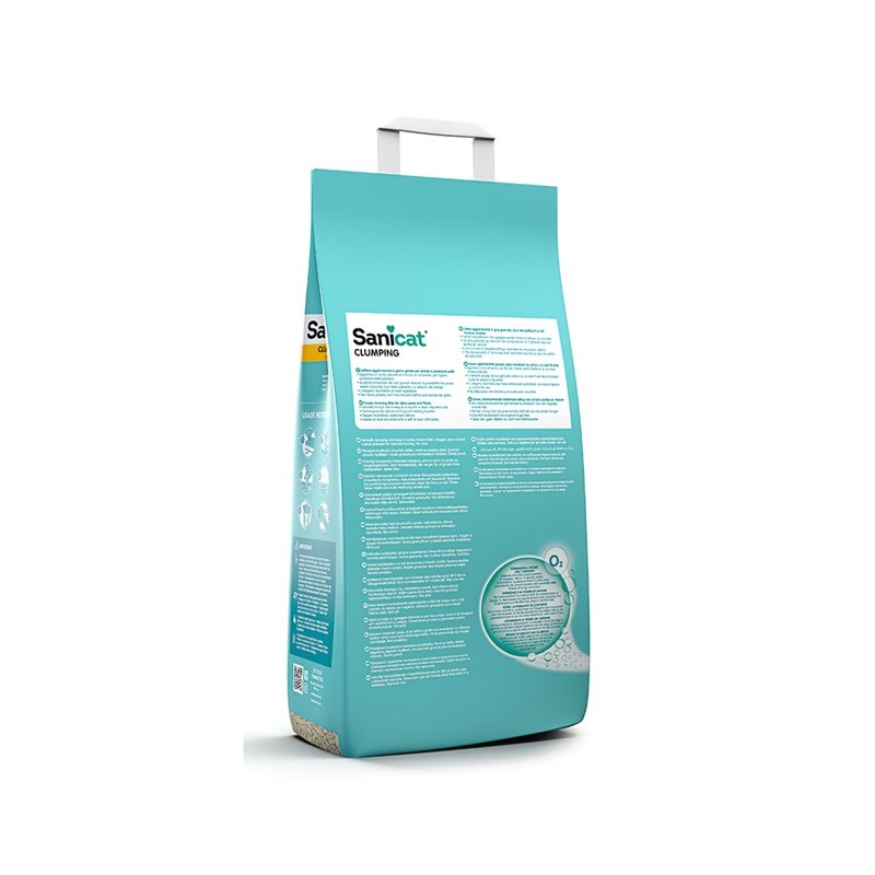 Areia aglomerante para gato Fragrance Free - Sanicat