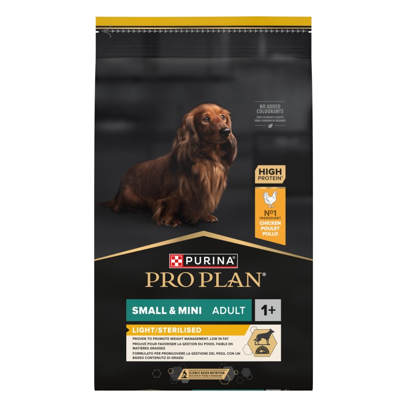 Ração para cão Pro Plan Light/Sterilised Small & Mini