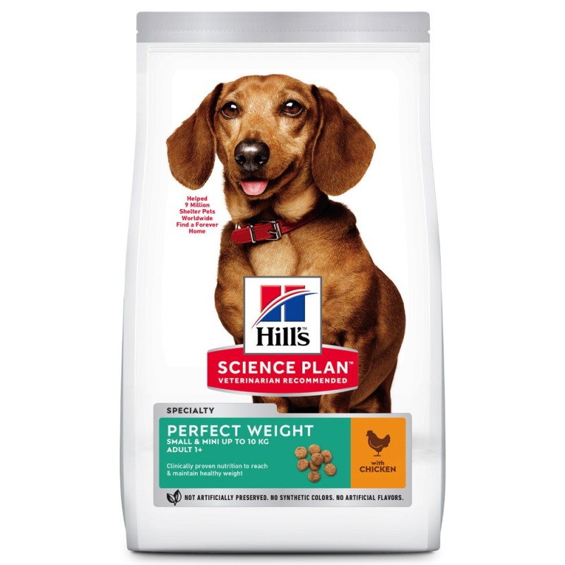Ração para cão com excesso de peso - Hill's Perfect Weight Small & Mini Adult