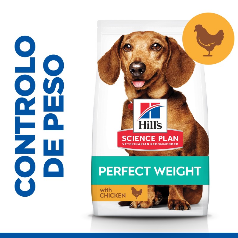 Ração para cão com excesso de peso - Hill's Perfect Weight Small & Mini Adult