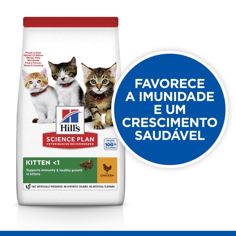 Ração para gato Hill's Kitten - Frango