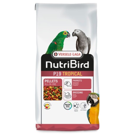 Nutribird P19 - Tropical Criação - Versele - Laga