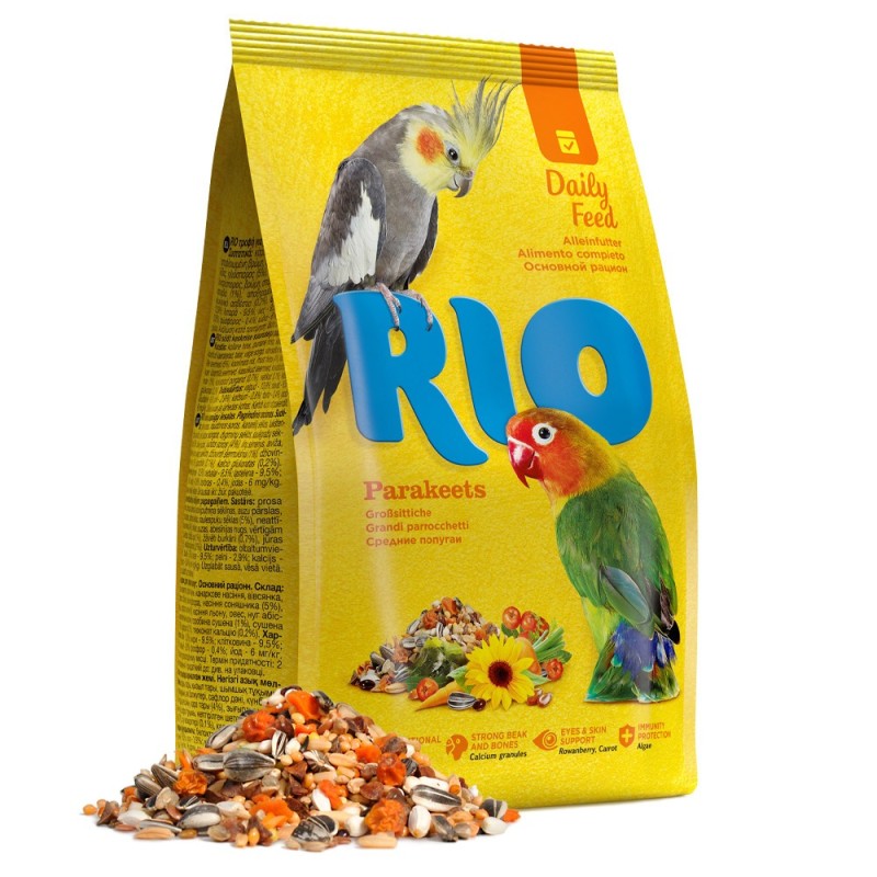 Mistura de sementes para grandes periquitos - RIO