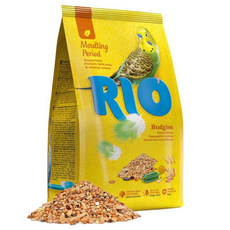 Mistura de sementes para periquitos durante a muda - RIO