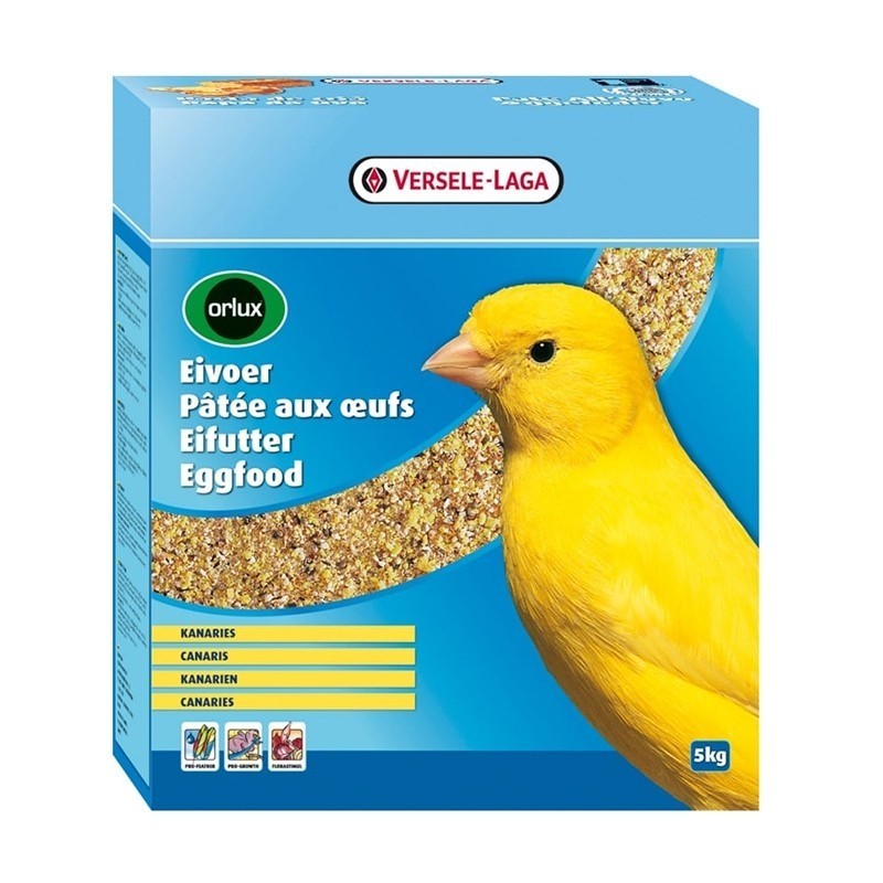 Versele-Laga Orlux Papa seca amarela para Canários