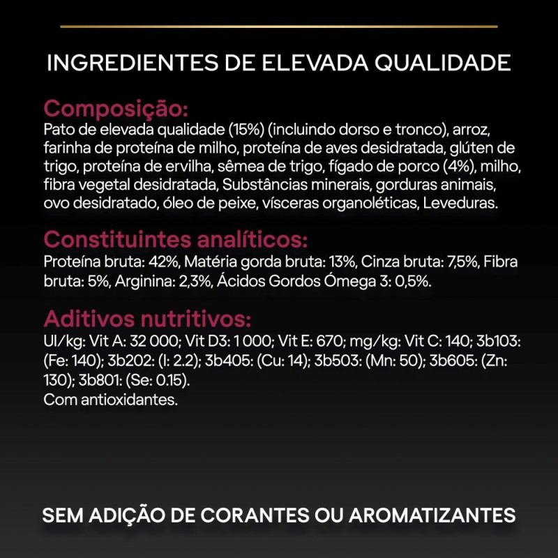 Ração para gato Pro Plan Savoury Duo Sterilised Adult Pato