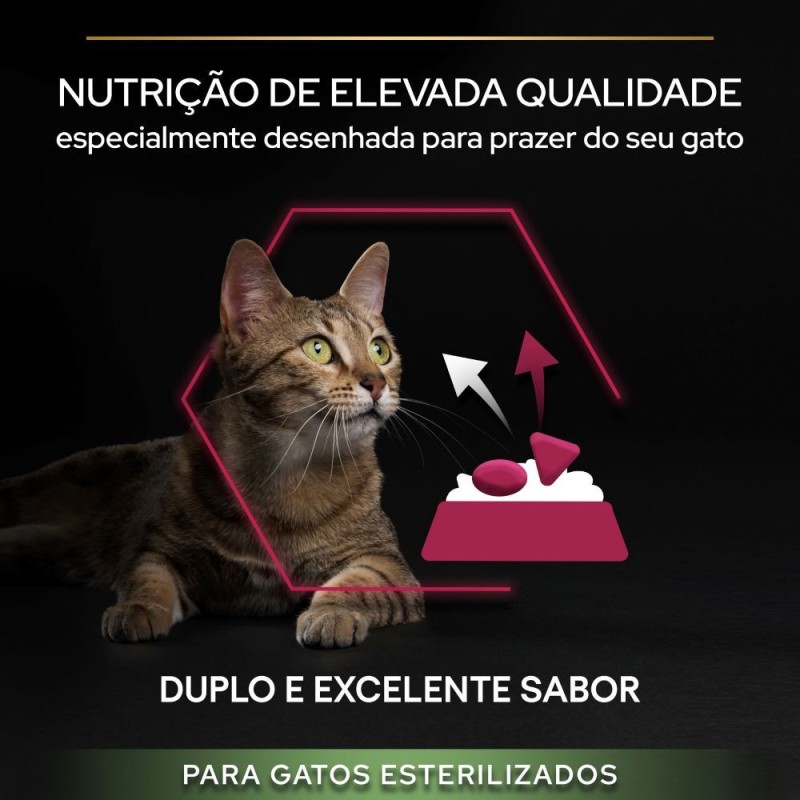 Ração para gato Pro Plan Savoury Duo Sterilised Adult Pato