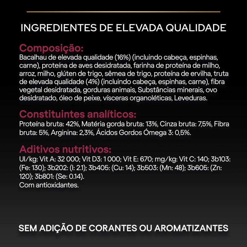 Ração para gato Pro Plan Savoury Duo Sterilised Adult Bacalhau