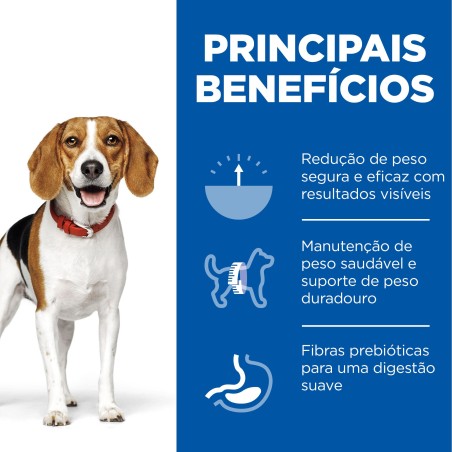 Ração para cão com excesso de peso - Hill's Perfect Weight Medium Adult
