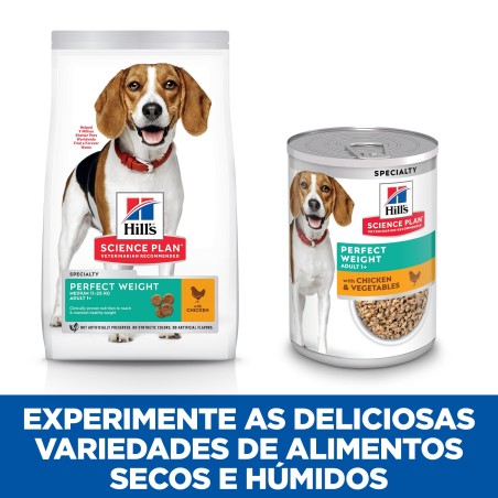 Ração para cão com excesso de peso - Hill's Perfect Weight Medium Adult