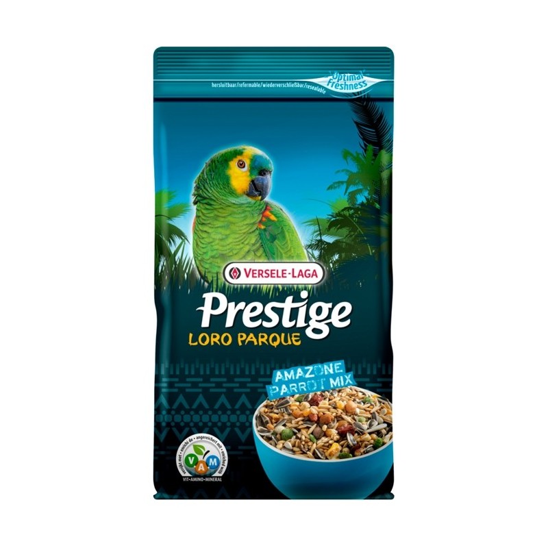 Alimento para papagaios Versele-Laga Prestige Loro Parque Amazone Parrot Mix