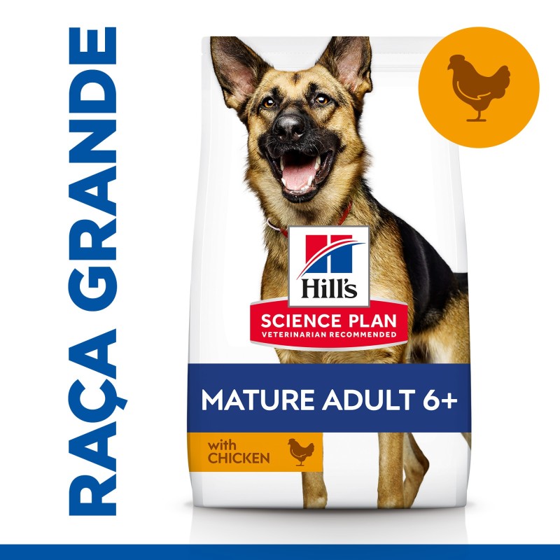 Ração para cão sénior - Hill's Mature Adult 6+ Large