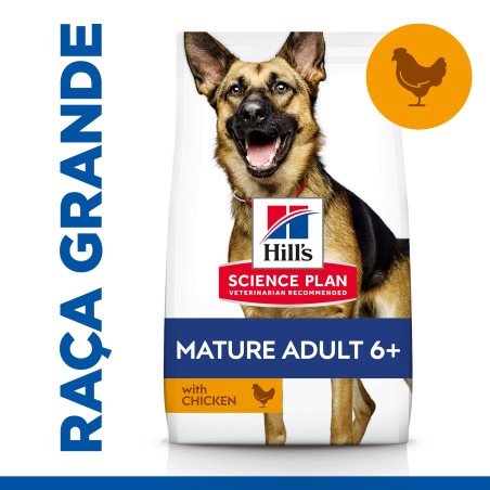 Ração para cão sénior - Hill's Mature Adult 6+ Large