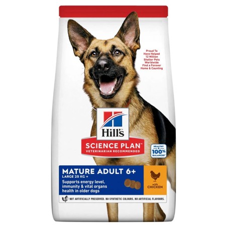 Ração para cão sénior - Hill's Mature Adult 6+ Large