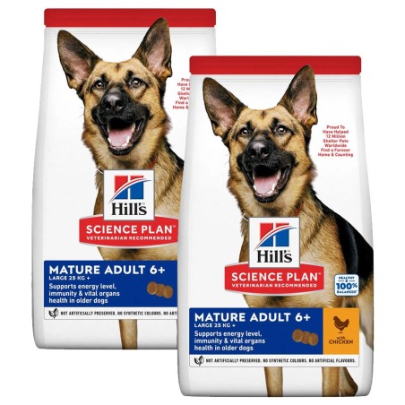 Ração para cão sénior - Hill's Mature Adult 6+ Large