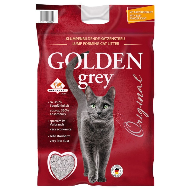 Areia aglomerante Original para gato - Golden Grey