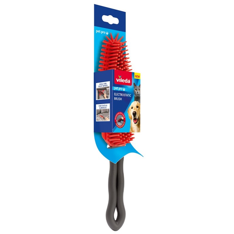 Escova eletrostática para remover pelos - Vileda Pet Pro