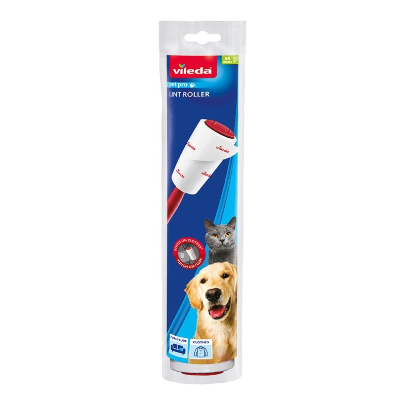 Rolo adesivo para remover pelos - Vileda Pet Pro
