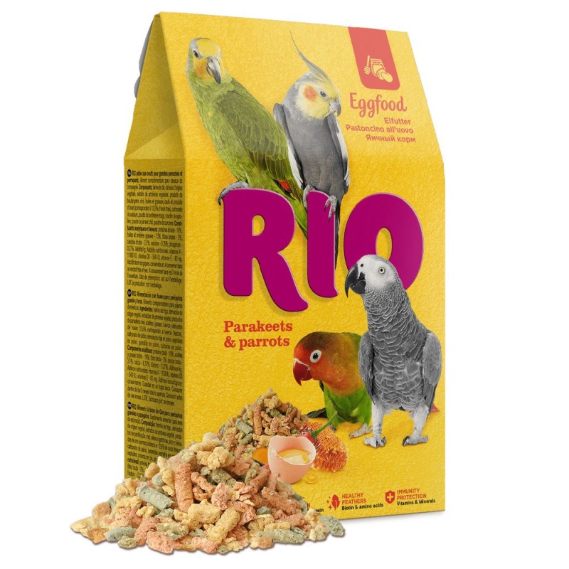 Papa de ovo para Grandes periquitos e papagaios RIO