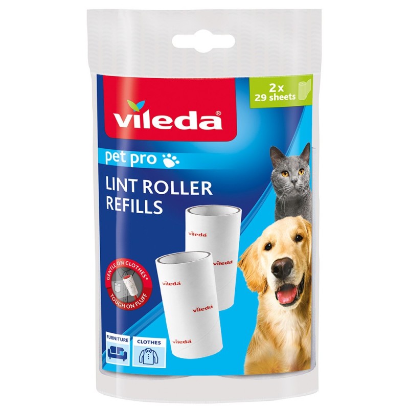 Recarga para rolo adesivo para remover pelos - Vileda Pet Pro
