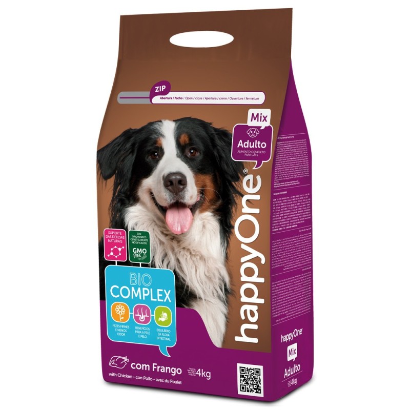 Ração para cão happyOne Mix Adulto - Frango