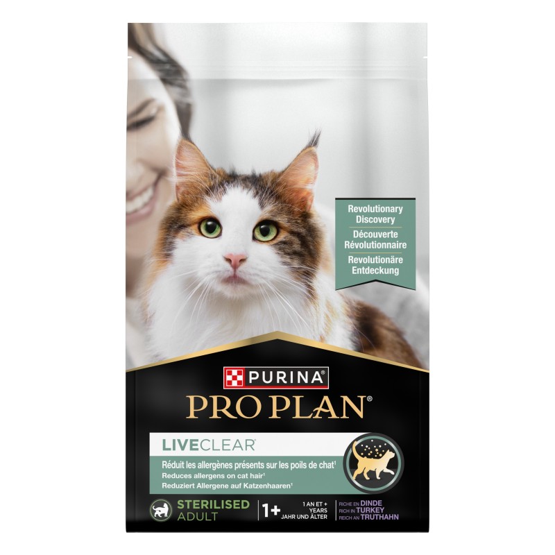 Ração para gato Pro Plan Live Clear Sterilised - Peru