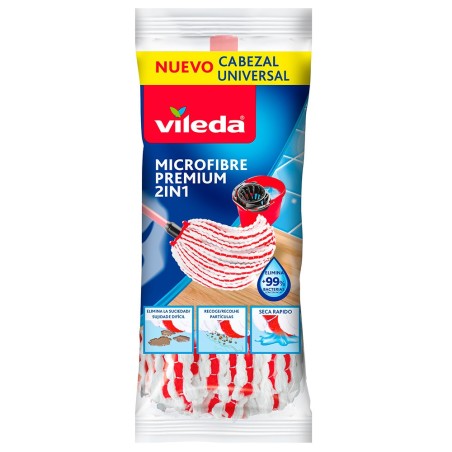 Recarga para esfregona microfibras Premium 2 em 1 - Vileda
