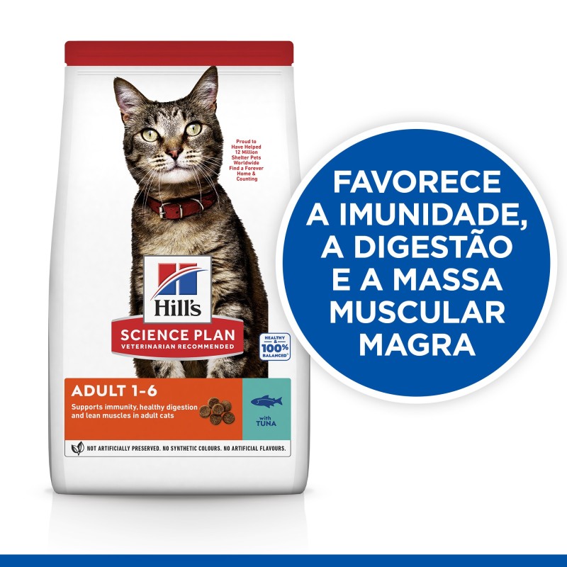 Ração para gato Hill's Feline Optimal Care Atum