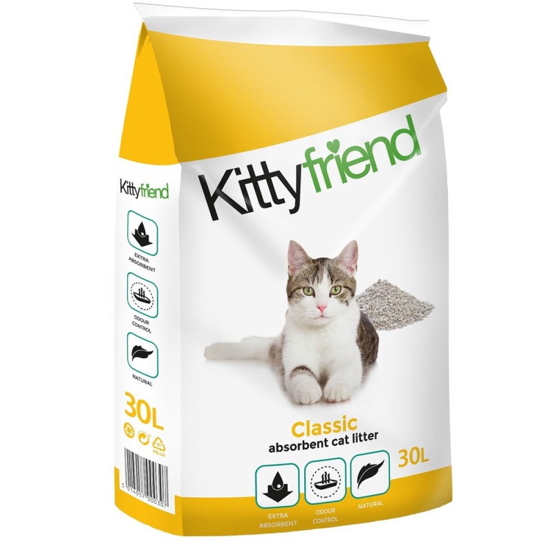 Areia absorvente Kitty Friend Classic - Sanicat