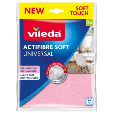 Pano microfibras suave Actifibre - Vileda