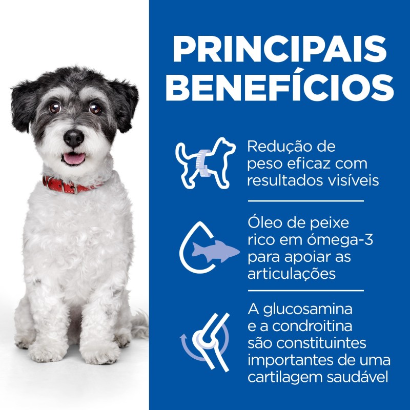 Hill's Perfect Weight & Active Mobility Small - Ração seca para cão pequeno para controlo do peso e mobilidade - Frango