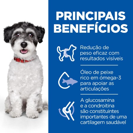 Hill's Perfect Weight & Active Mobility Small - Ração seca para cão pequeno para controlo do peso e mobilidade - Frango