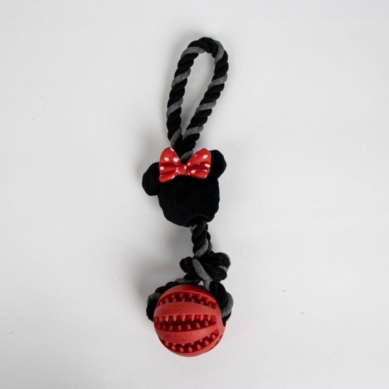 Brinquedo Minnie Mouse com bola e corda para cães - Disney
