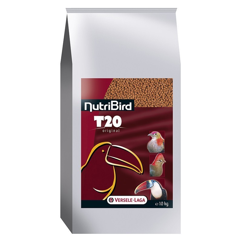 NutriBird T20 Original - Alimento para tucanos e pombas da fruta - Versele-Laga