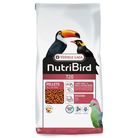 NutriBird T20 Original - Alimento para tucanos e pombas da fruta - Versele-Laga