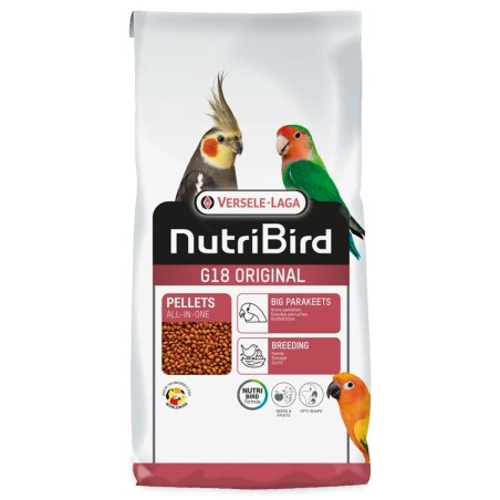Nutribird G18 Original - Alimentação de criação para grande periquitos monocolores - Versele-Laga