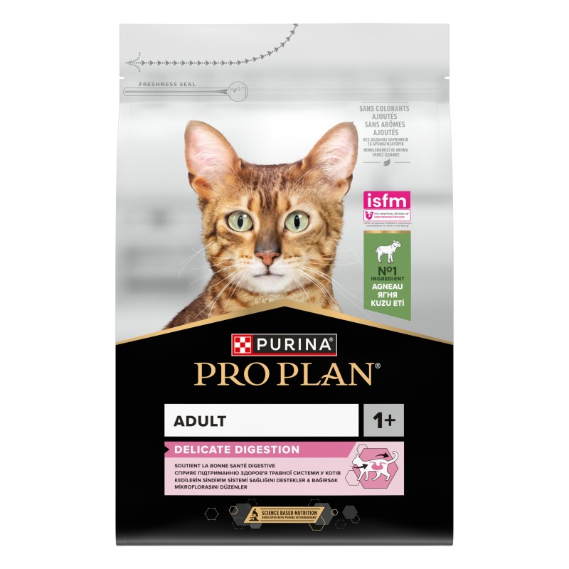 Ração para gato Pro Plan Delicate Digestion - Borrego