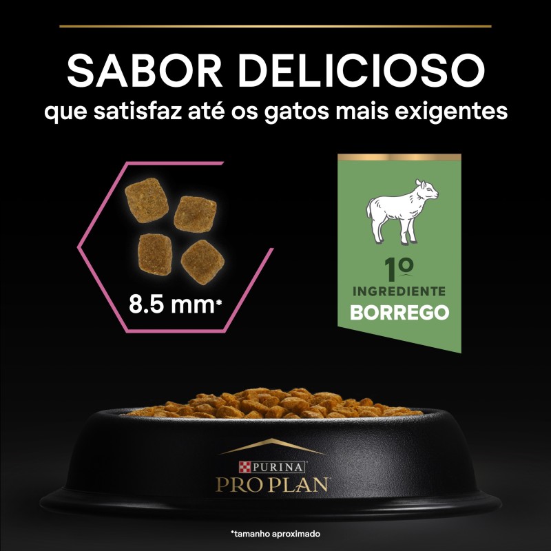 Ração para gato Pro Plan Delicate Digestion - Borrego