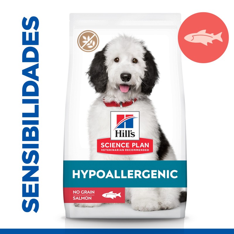 Ração para cães adultos de porte grande com alergias - Hill's Hypoallergenic Large Adult