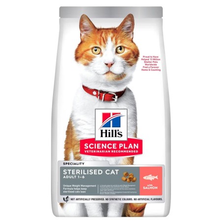 Ração para gato Hill's Sterilised Young Adult - Salmão